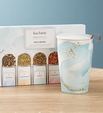 Tea Forte Wellbeing Gift Set